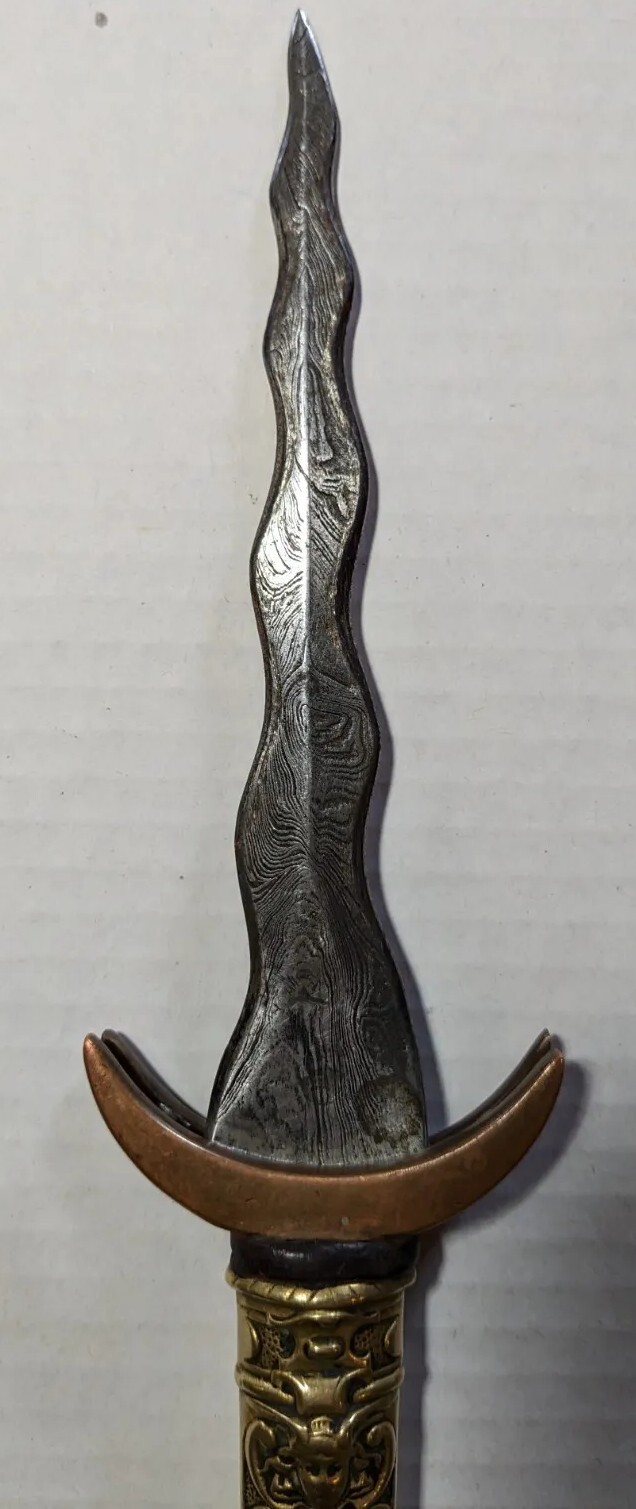 Antique Dagger Antique Athame German Flamberge Knife Melusine Hermes Wicca Vril Antique Dagger Antique Athame German Flamberge Knife Melusine Hermes Wicca Vril