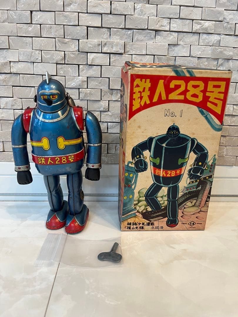 Nomura Toy Tetsujin 28 No.1 With Tin Box Vintage JPN Limited Edition Rare Animat Nomura Toy Tetsujin 28 No.1 With Tin Box Vintage JPN Limited Edition Rare Animat