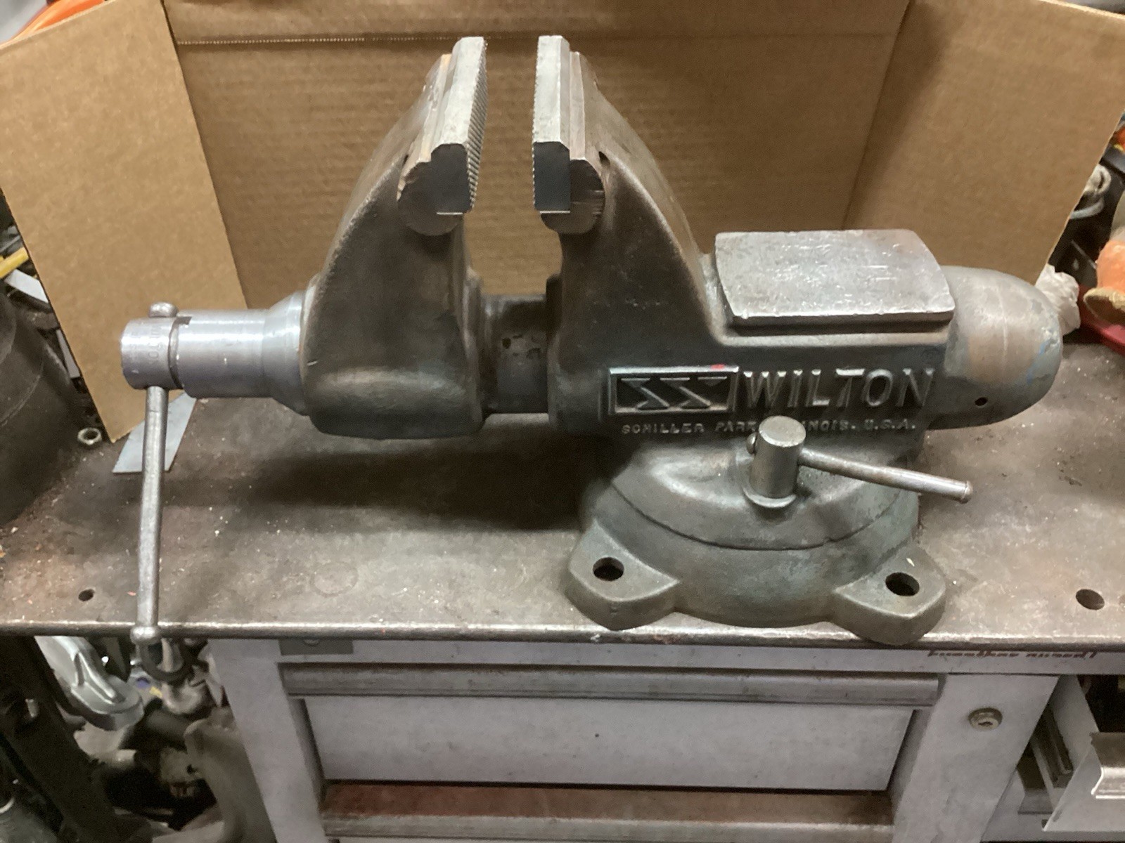RARE Vintage Wilton powrscrew vise 4.5 JAWS RARE Vintage Wilton powrscrew vise 4.5 JAWS