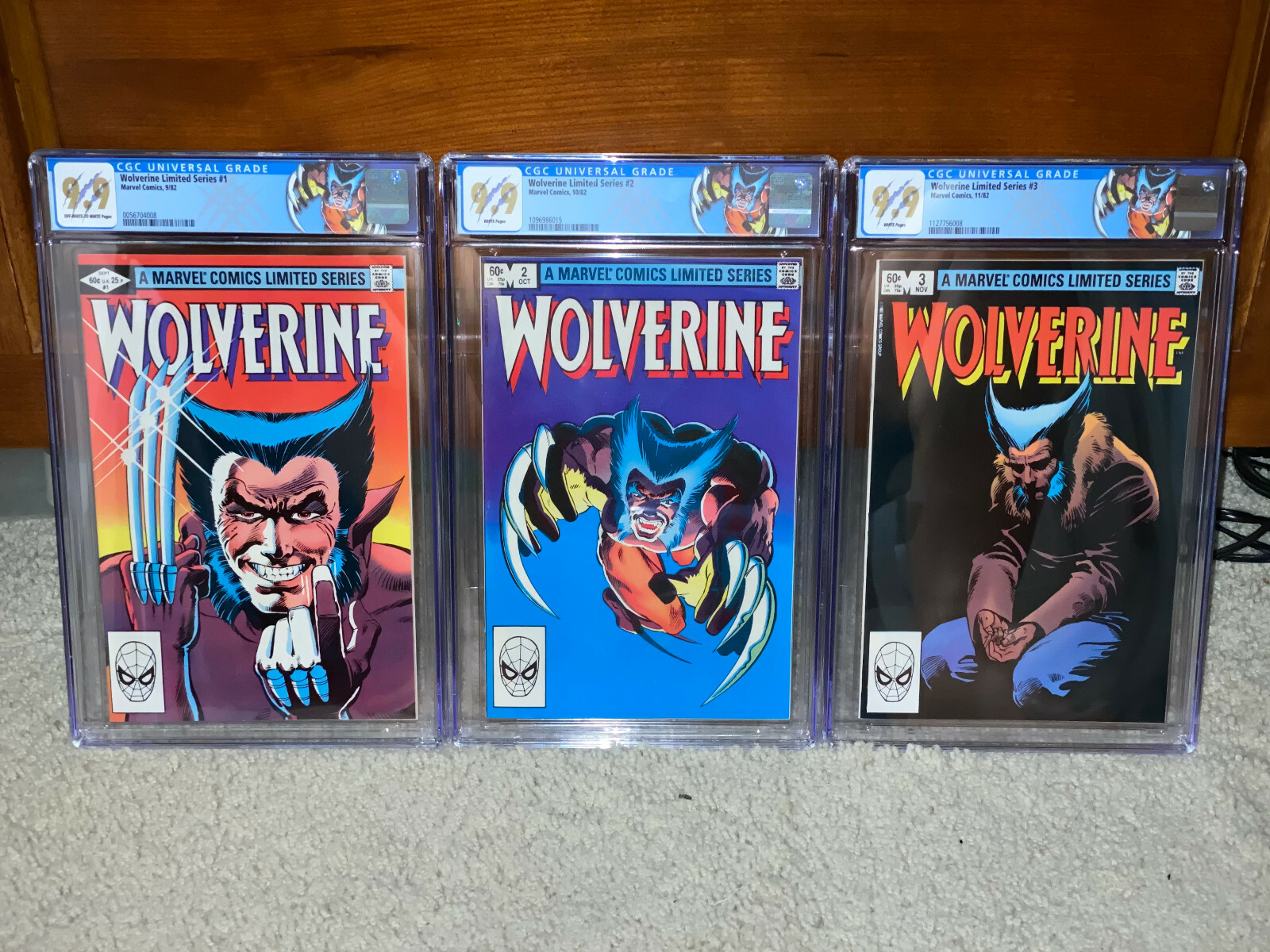 Wolverine Limited Series #1 #2 #3 #4 All CGC 9.9 1982 SET Not 9.8 X-Men cm pr Wolverine Limited Series #1 #2 #3 #4 All CGC 9.9 1982 SET Not 9.8 X-Men cm pr