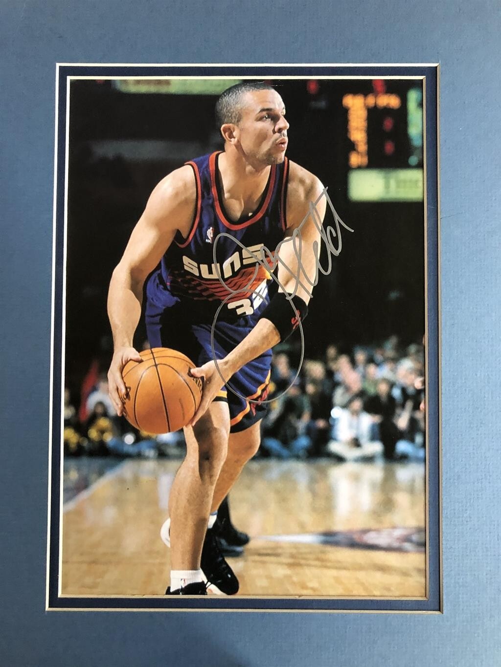 Jason Kidd-12X16 Signed Double Matted Color Photo (Greatest Point Guard NBA)