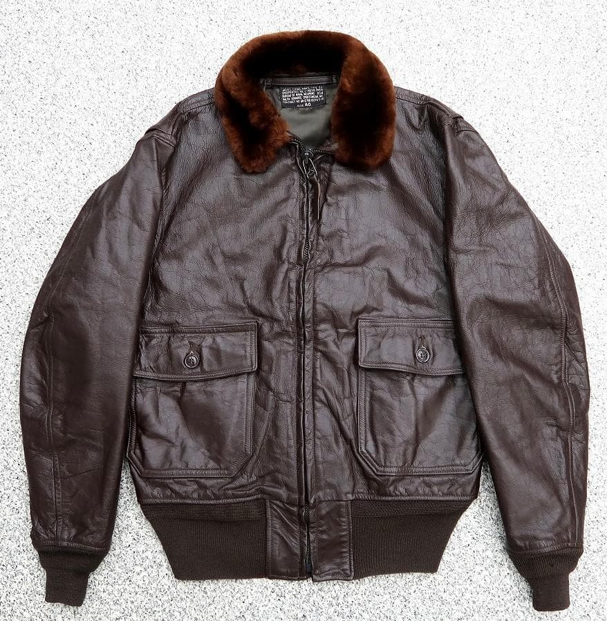 Ralph Edwards US Navy G-1 Flight Jacket 1961 MIL-J-7823B Size 40 USN Authentic Ralph Edwards US Navy G-1 Flight Jacket 1961 MIL-J-7823B Size 40 USN Authentic