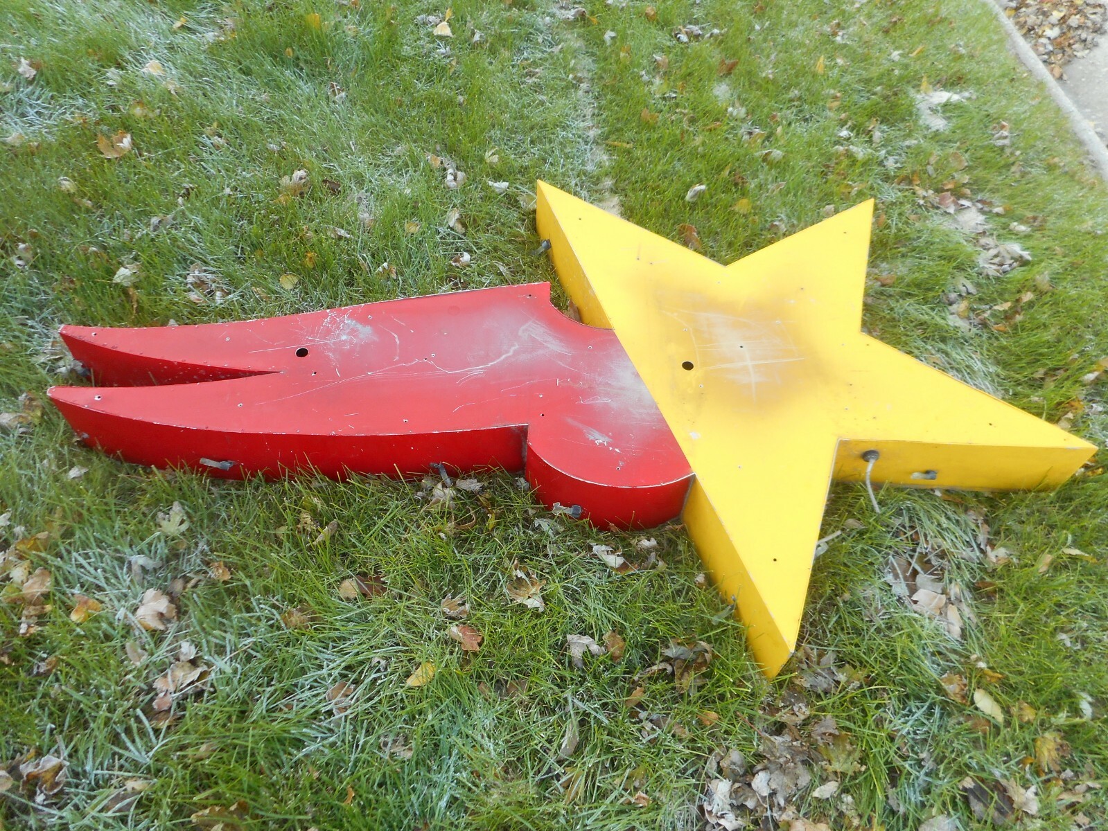 Vintage SHOOTING STAR Neon Advertising Store Display SPACE SIGN