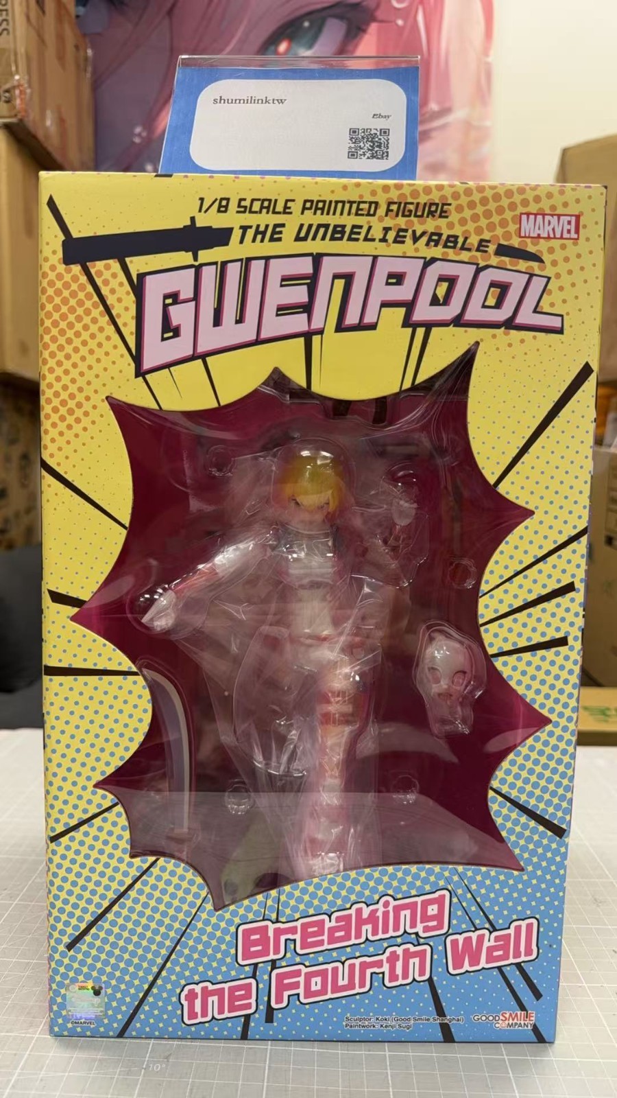 NEW The Unbelievable Gwenpool Breaking The Fourth Wall Figure Good Smile Company NEW The Unbelievable Gwenpool Breaking The Fourth Wall Figure Good Smile Company
