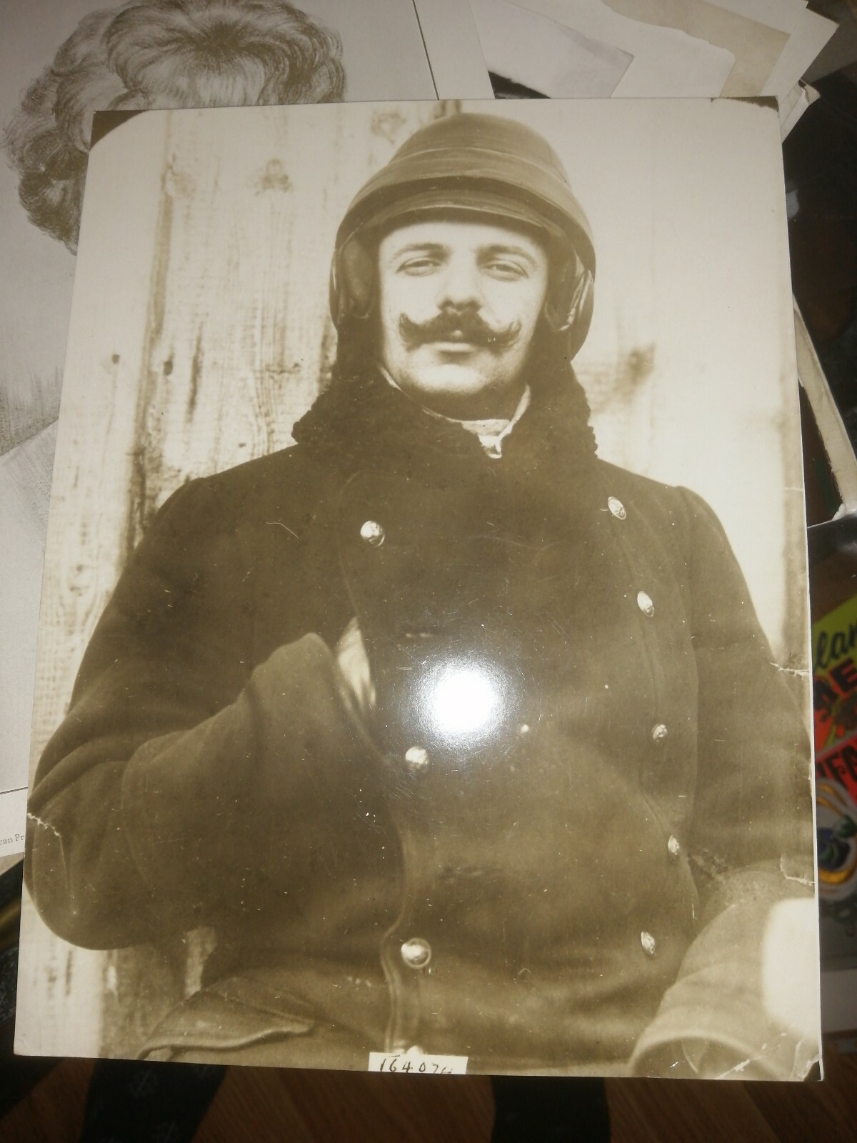 CLEMENT ADER FRENCH AVIATION INVENTOR EARLY AVIATOR PHOTO CYCLING FRANCE LEGEND