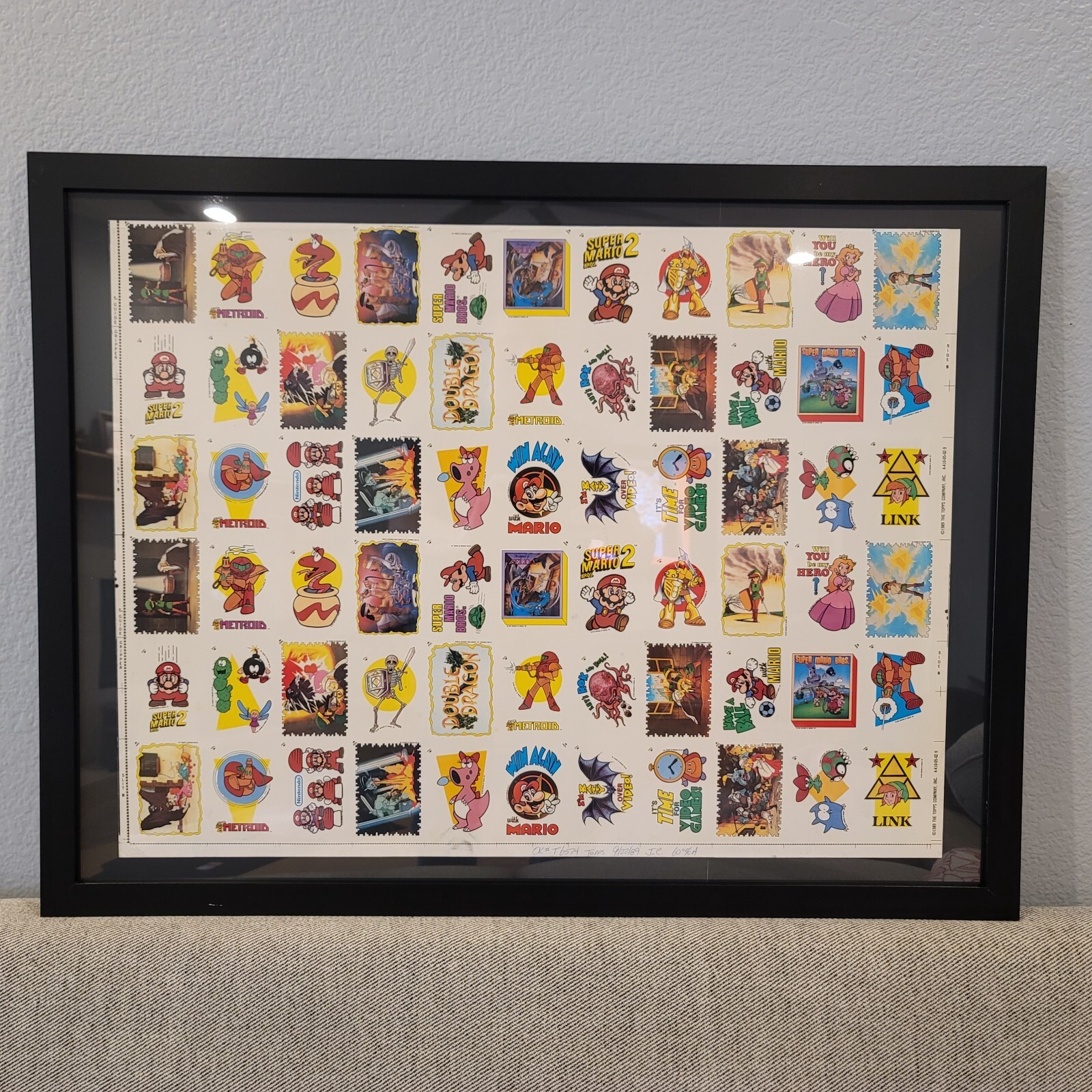 1989 Topps UNRELEASED Series 2 UNCUT SHEET With All Series 1 & 2 Sets O-Pee-Chee 1989 Topps UNRELEASED Series 2 UNCUT SHEET With All Series 1 & 2 Sets O-Pee-Chee