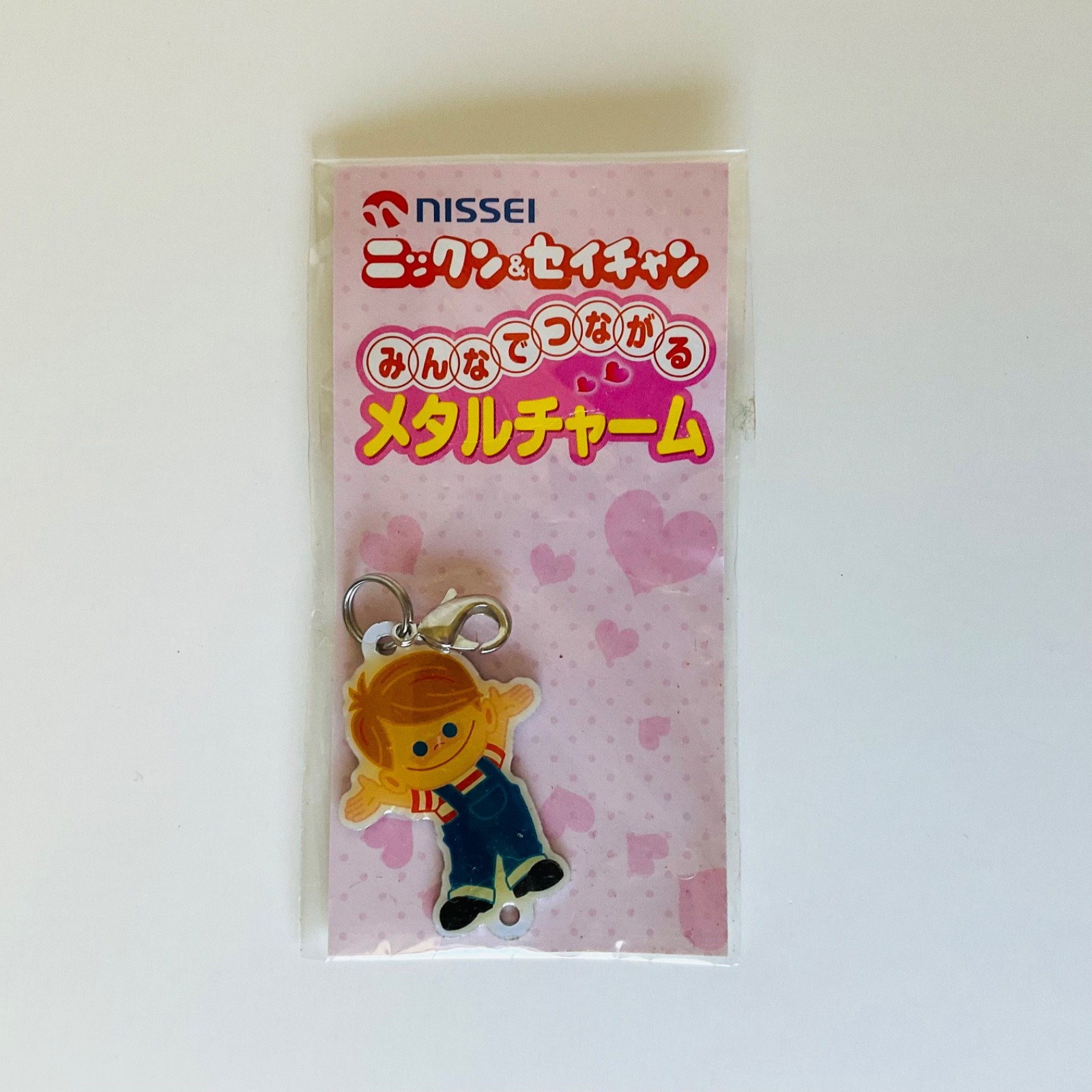 NISSEI Soft-Serve Ice Cream Mascot Nick-un Metal Charm Rare Japan Nikkun