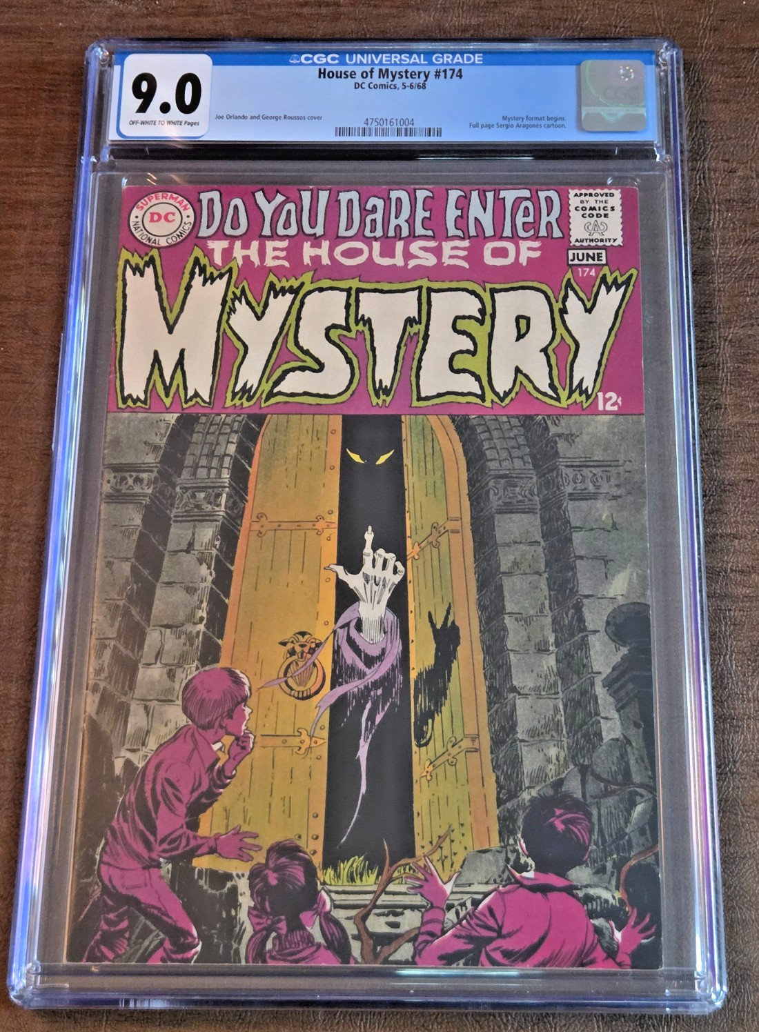 House of Mystery #174 CGC 9.0 (1968) Horror Format begins. Joe Orlando cover House of Mystery #174 CGC 9.0 (1968) Horror Format begins. Joe Orlando cover