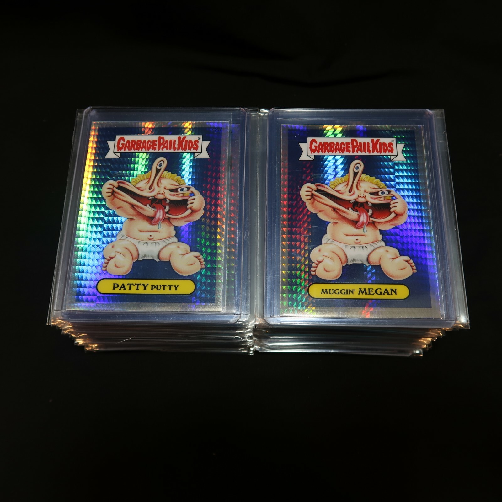 2014 GARBAGE PAIL KIDS CHROME 2 COMPLETE PRISM REFRACTOR 110 CARD SET RARE GPK 2014 GARBAGE PAIL KIDS CHROME 2 COMPLETE PRISM REFRACTOR 110 CARD SET RARE GPK