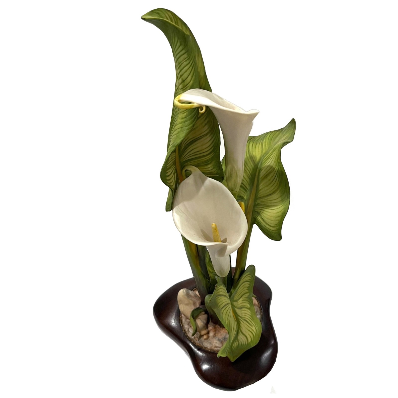 Calla Lily Sculpture - Hand-Painted Porcelain - Cybis Limited Edition 1970s Calla Lily Sculpture - Hand-Painted Porcelain - Cybis Limited Edition 1970s