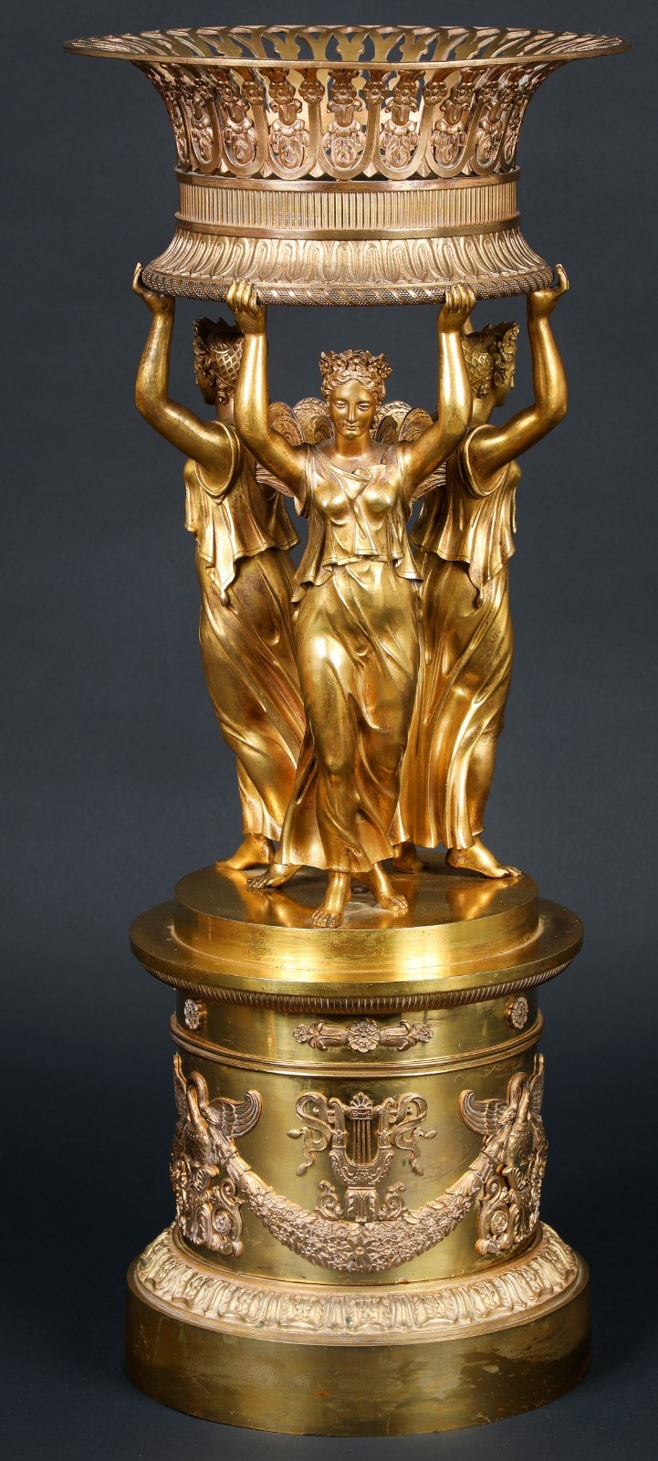 Bronze Centerpiece Empire Style as in the Oval Office Washington Donald Trump