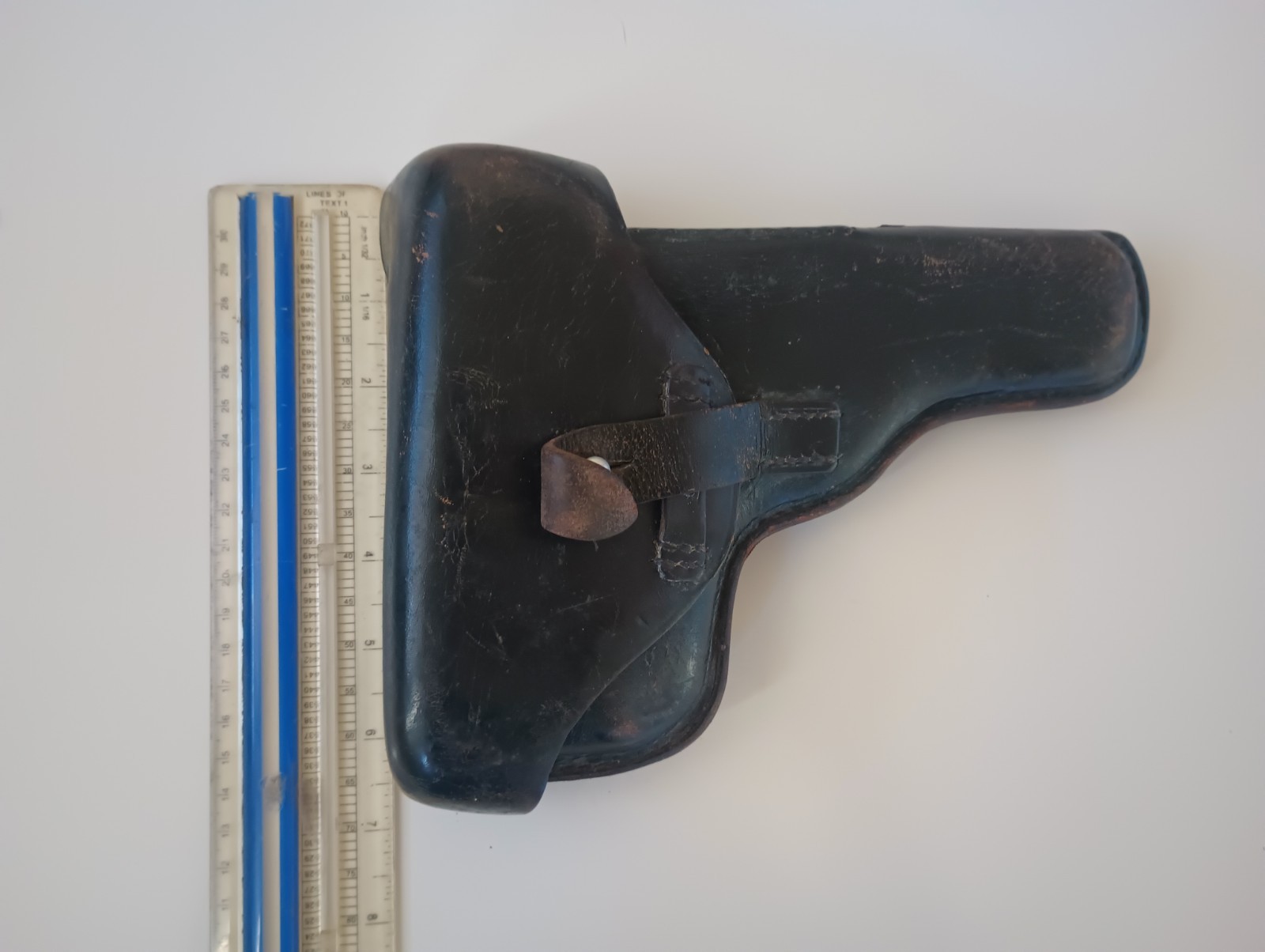 Ww2 German Holster Original  Certified Stamp Inside Duensburg hardshell 1939-45