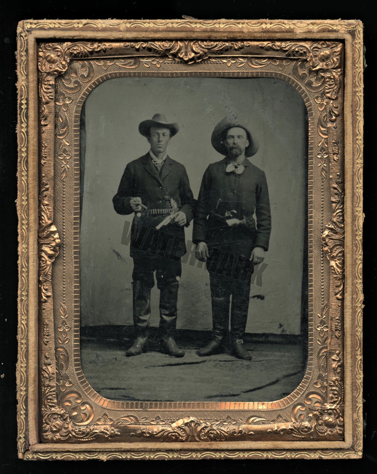 Amazing HALF PL Tintype Indian Scouts Cowboys Outlaws? 1860s Rare Antique Photo Amazing HALF PL Tintype Indian Scouts Cowboys Outlaws? 1860s Rare Antique Photo