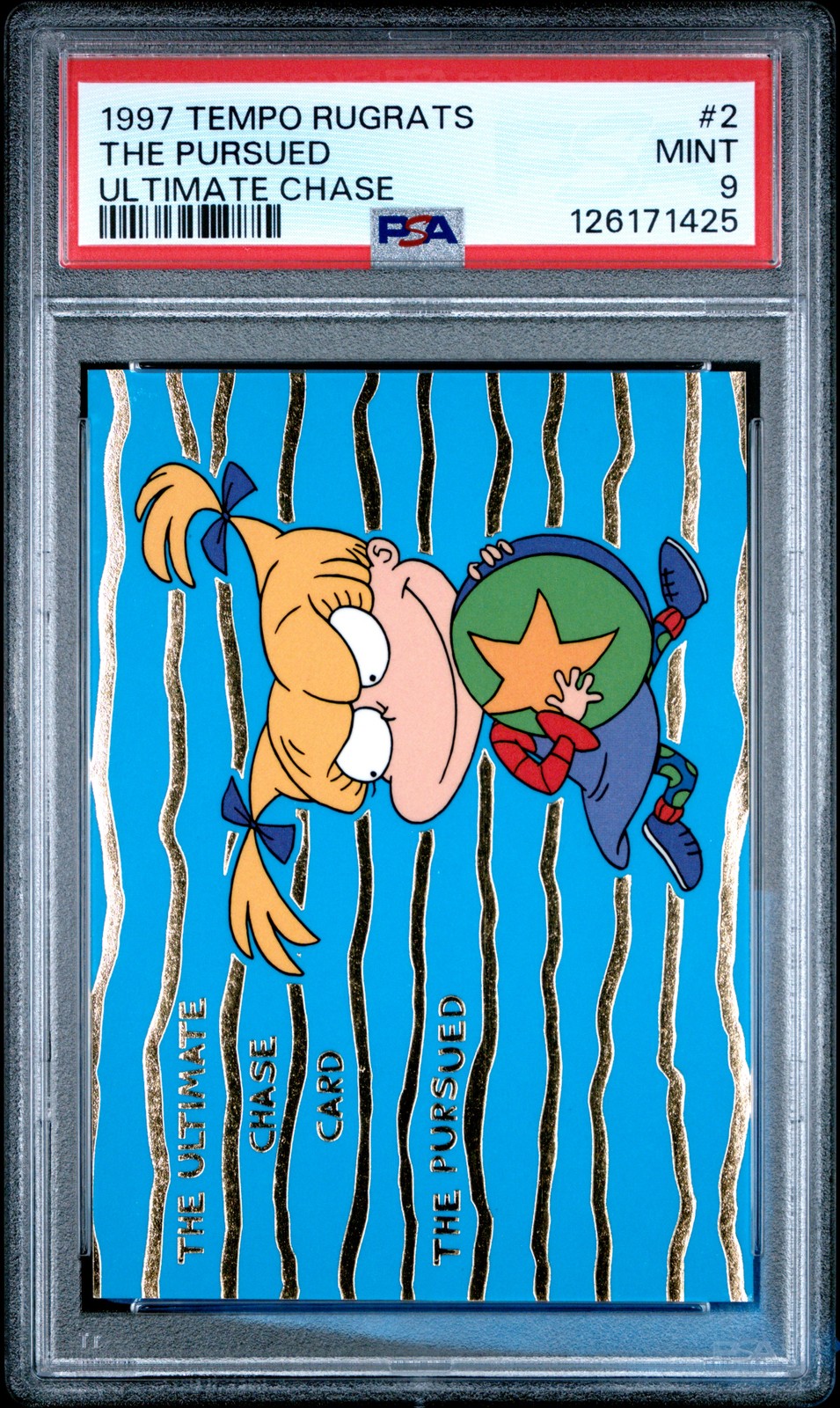 1997 TEMPO RUGRATS ULTIMATE CHASE #2 THE PURSUED PSA 9 1997 TEMPO RUGRATS ULTIMATE CHASE #2 THE PURSUED PSA 9