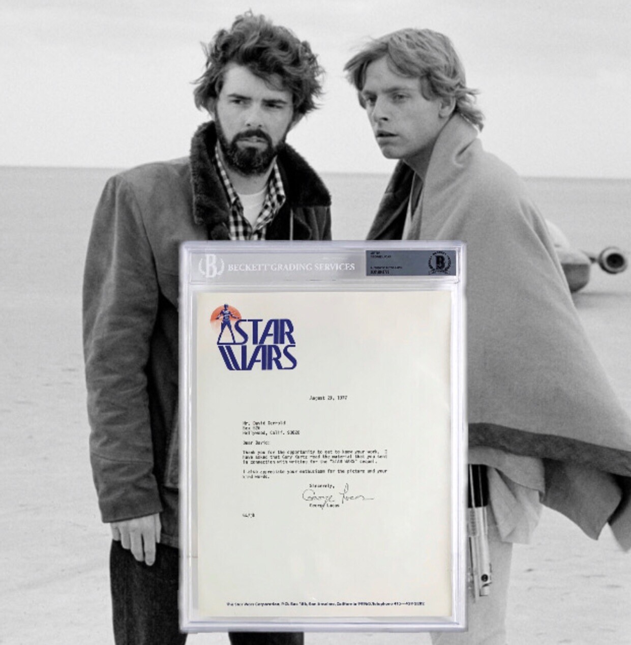 Rare 1977 StarWars Sequel Letter Signed By George Lucas With Amazing Content PSA Rare 1977 StarWars Sequel Letter Signed By George Lucas With Amazing Content PSA