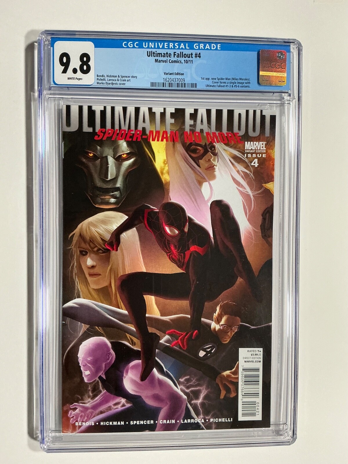 Ultimate Fallout #4 Djurdjevic Cover CGC 9.8 & Edge of Spider-Verse #2 CGC 9.6 Ultimate Fallout #4 Djurdjevic Cover CGC 9.8 & Edge of Spider-Verse #2 CGC 9.6