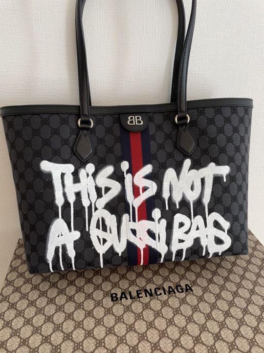 New Balenciaga Gucci Graphic Medium Tote Bag New Balenciaga Gucci Graphic Medium Tote Bag