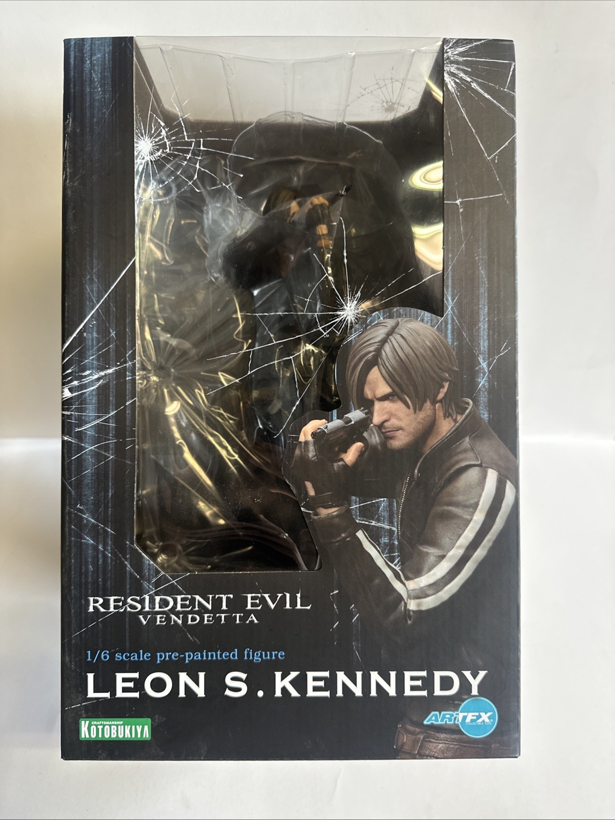 Kotobukiya ARTFX Resident Evil Vendetta Leon S. Kennedy 1/6 PVC Statue Brand New Kotobukiya ARTFX Resident Evil Vendetta Leon S. Kennedy 1/6 PVC Statue Brand New