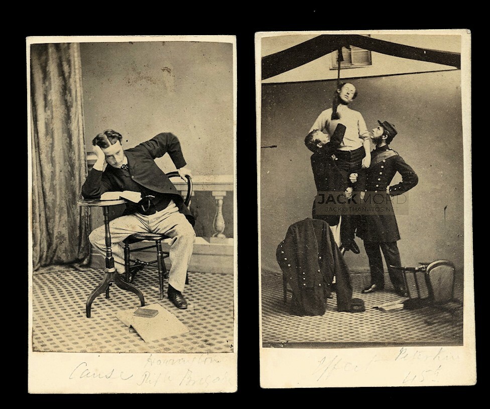 Unusual CDV Lot 1860s Hanging Soldier Murder Lynching Photo Creepy Rare Unusual CDV Lot 1860s Hanging Soldier Murder Lynching Photo Creepy Rare