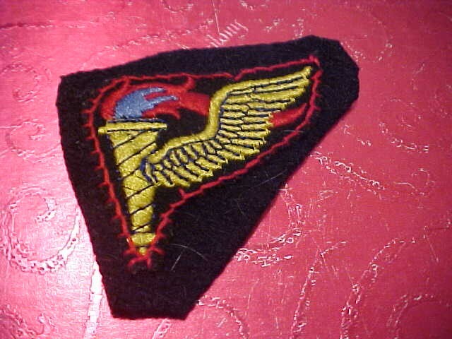 CERTIFIED WW2 U.S. ARMY PATHFINDER AIRBORNE PATCH BLANKET CUT ORIGINAL NO GLOW