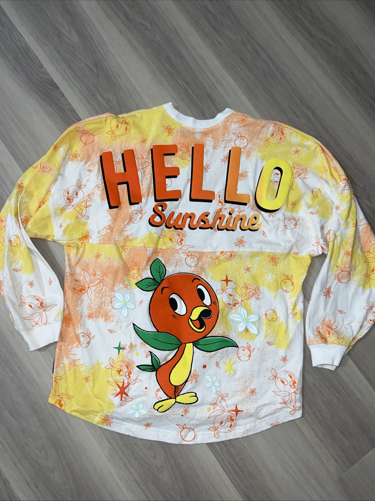 Walt Disney World Epcot Orange Bird Hello Sunshine Spirit Jersey M