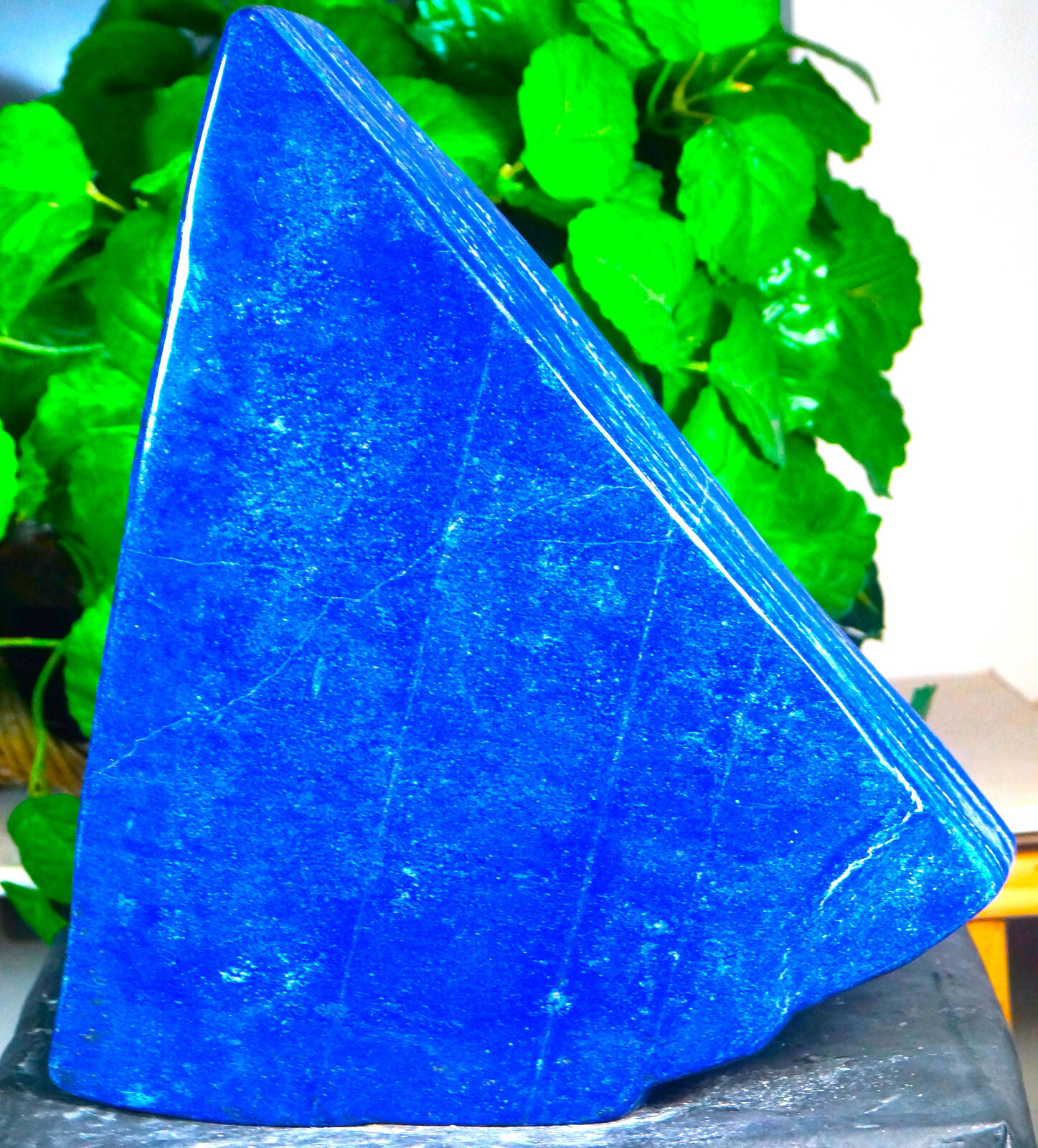 LARGE LAPIS LAZULI HAND POLISHED CRYSTAL MINERAL SPECIMEN 17 LB FROM AFGHANISTAN LARGE LAPIS LAZULI HAND POLISHED CRYSTAL MINERAL SPECIMEN 17 LB FROM AFGHANISTAN