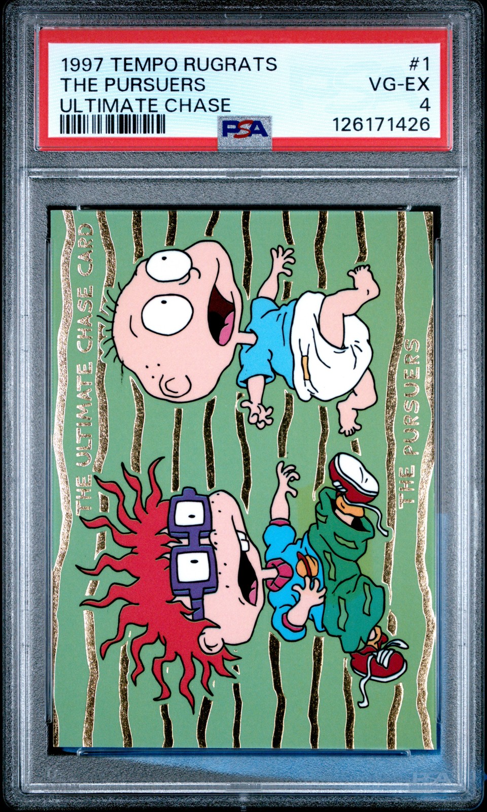 1997 TEMPO RUGRATS ULTIMATE CHASE #1 THE PURSUERS PSA 4