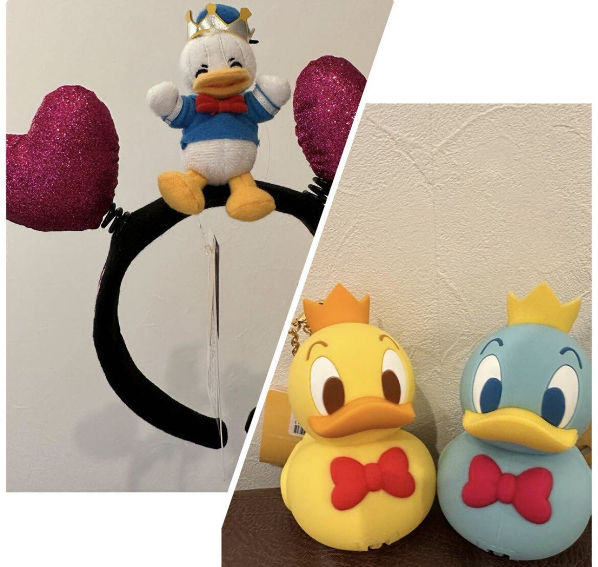 New Tokyo Disney Resort 24 Donald’s Quacky Duck City Headband Ears & Bag Charms