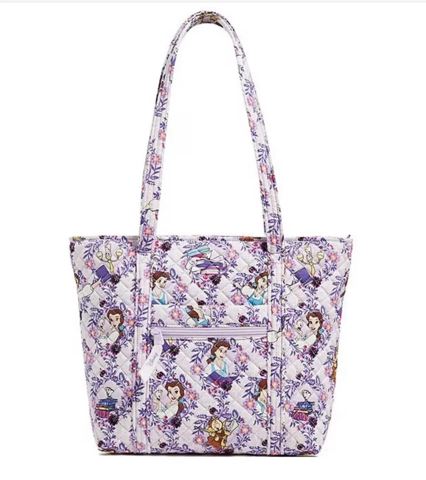 Disney Vera Bradley Tote Purse Bag Belle Floral Beauty and the Beast Brand NEW Disney Vera Bradley Tote Purse Bag Belle Floral Beauty and the Beast Brand NEW