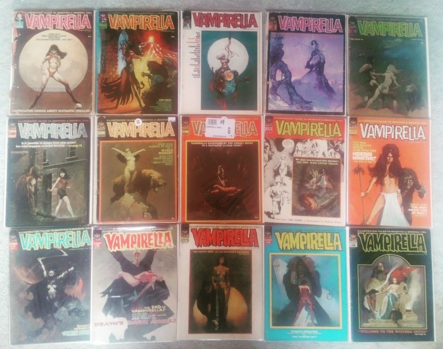 VAMPIRELLA Warren Magazine Lot Full Run #1-113 + 1972 Annual (Fair to Fine) VAMPIRELLA Warren Magazine Lot Full Run #1-113 + 1972 Annual (Fair to Fine)