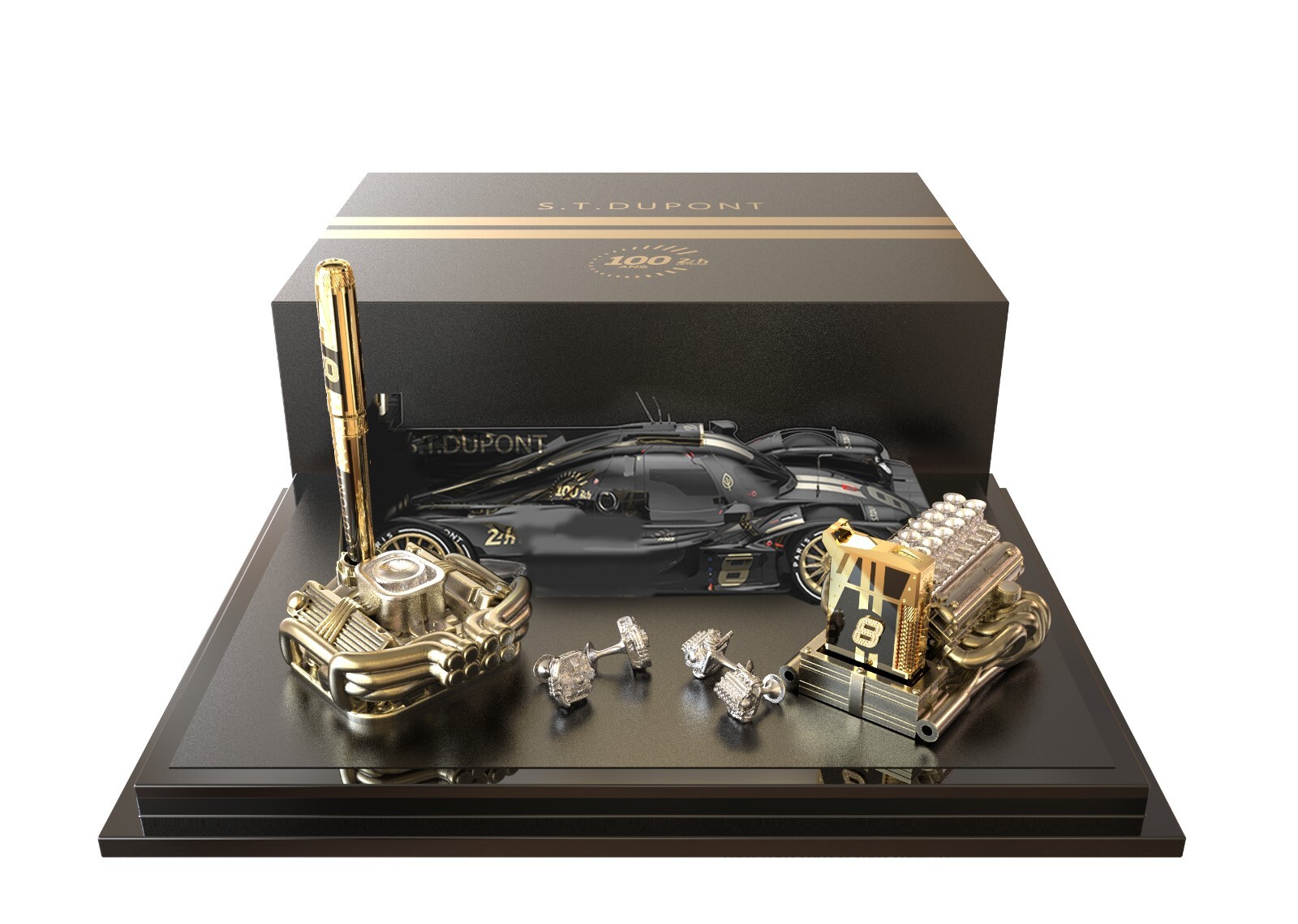 S.T.DUPONT LE MANS COLLECTOR LIMITED EDITION 100 OF 100 C2LEMANSHC S.T.DUPONT LE MANS COLLECTOR LIMITED EDITION 100 OF 100 C2LEMANSHC