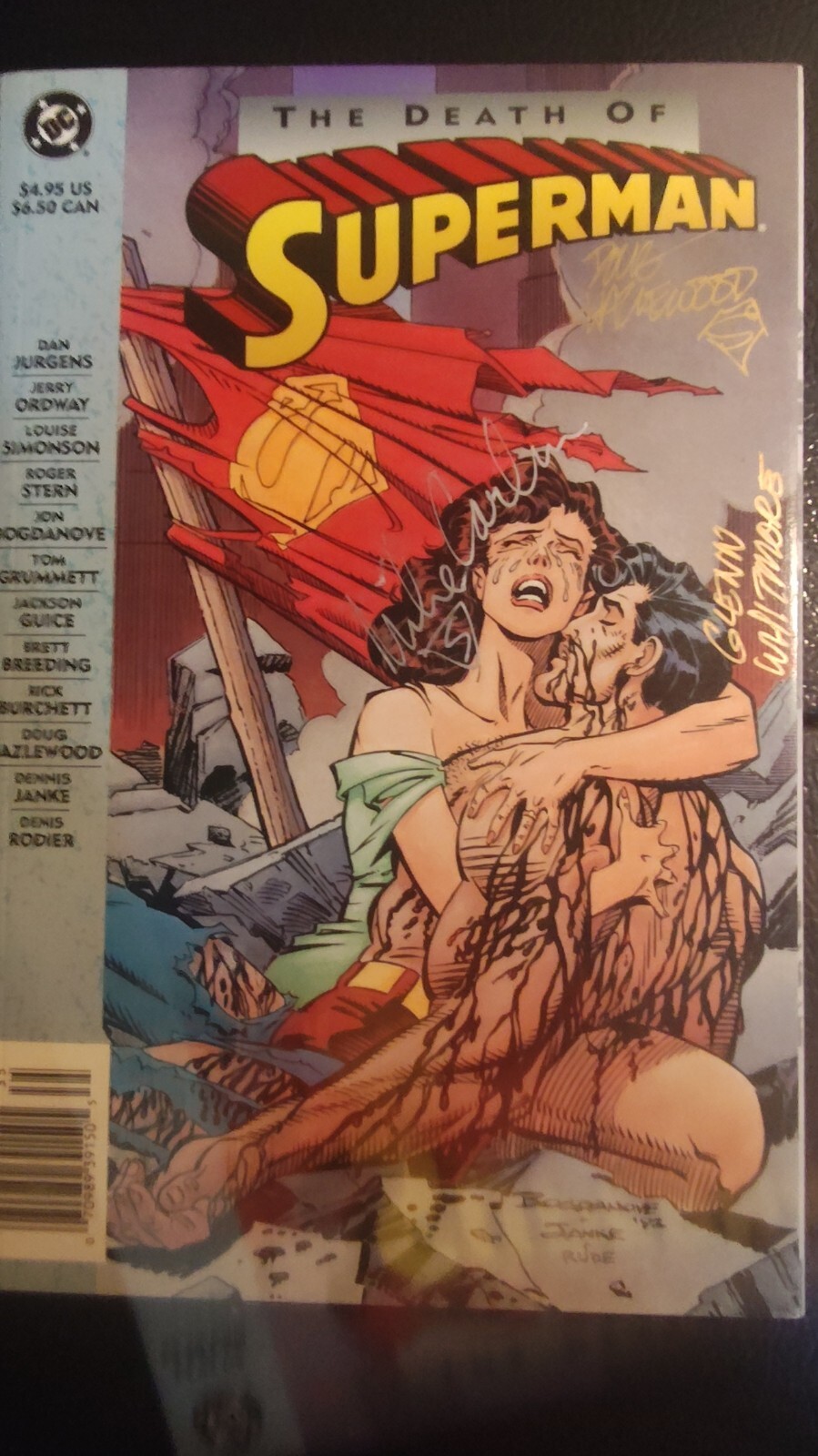 The Death of superman 1992 first addition. pristi condition never opened The Death of superman 1992 first addition. pristi condition never opened