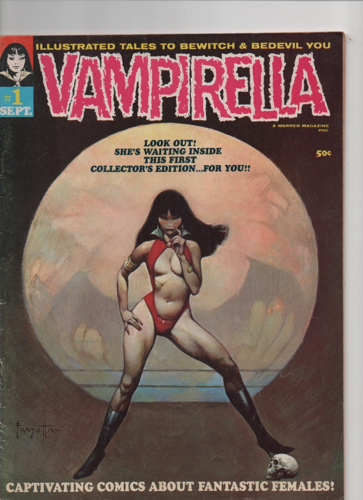 VAMPIRELLA WARREN near complete run of 110 issues in very good condition