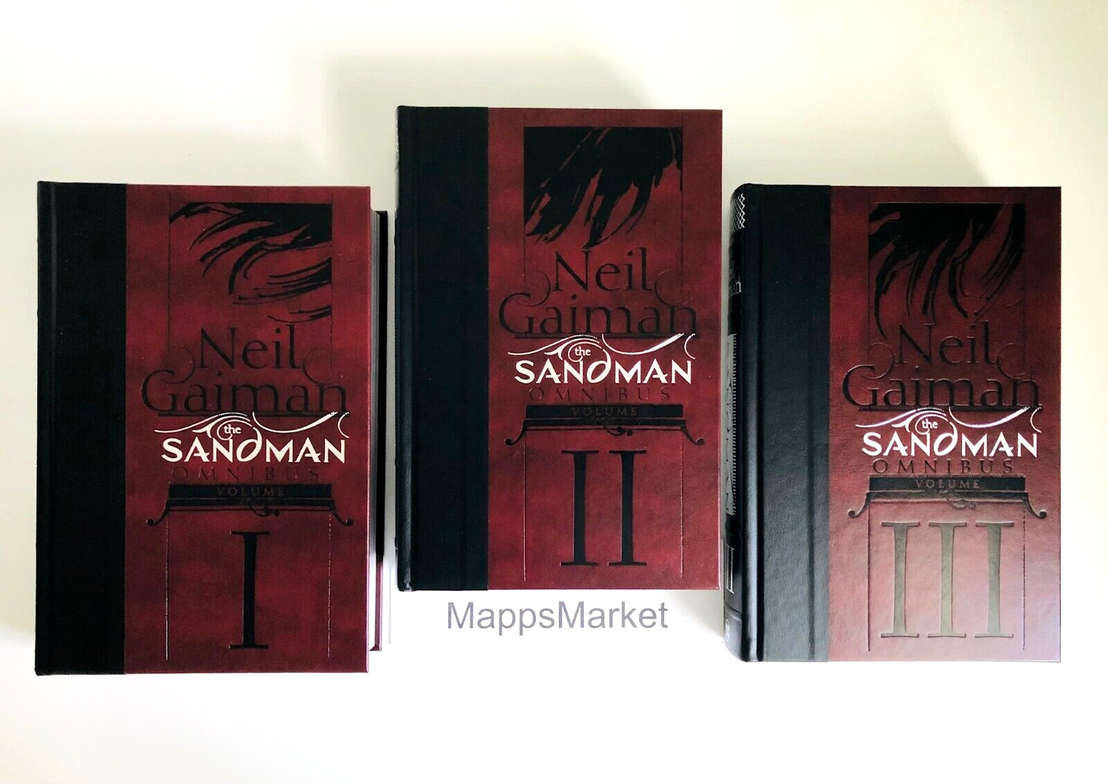 NEIL GAIMAN SIGNED x 3 The Sandman Omnibus Volumes 1, 2 & 3 Leatherbound HC NEW NEIL GAIMAN SIGNED x 3 The Sandman Omnibus Volumes 1, 2 & 3 Leatherbound HC NEW