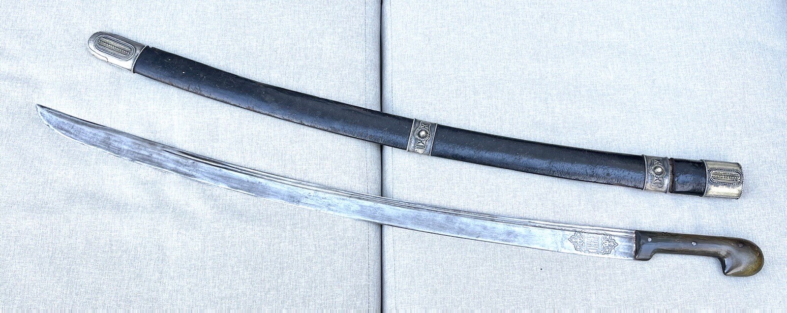 Vintage Antique 1911 Russian Niello Silver 84 KKV Zlatoust Cossack Sword Shashka Vintage Antique 1911 Russian Niello Silver 84 KKV Zlatoust Cossack Sword Shashka