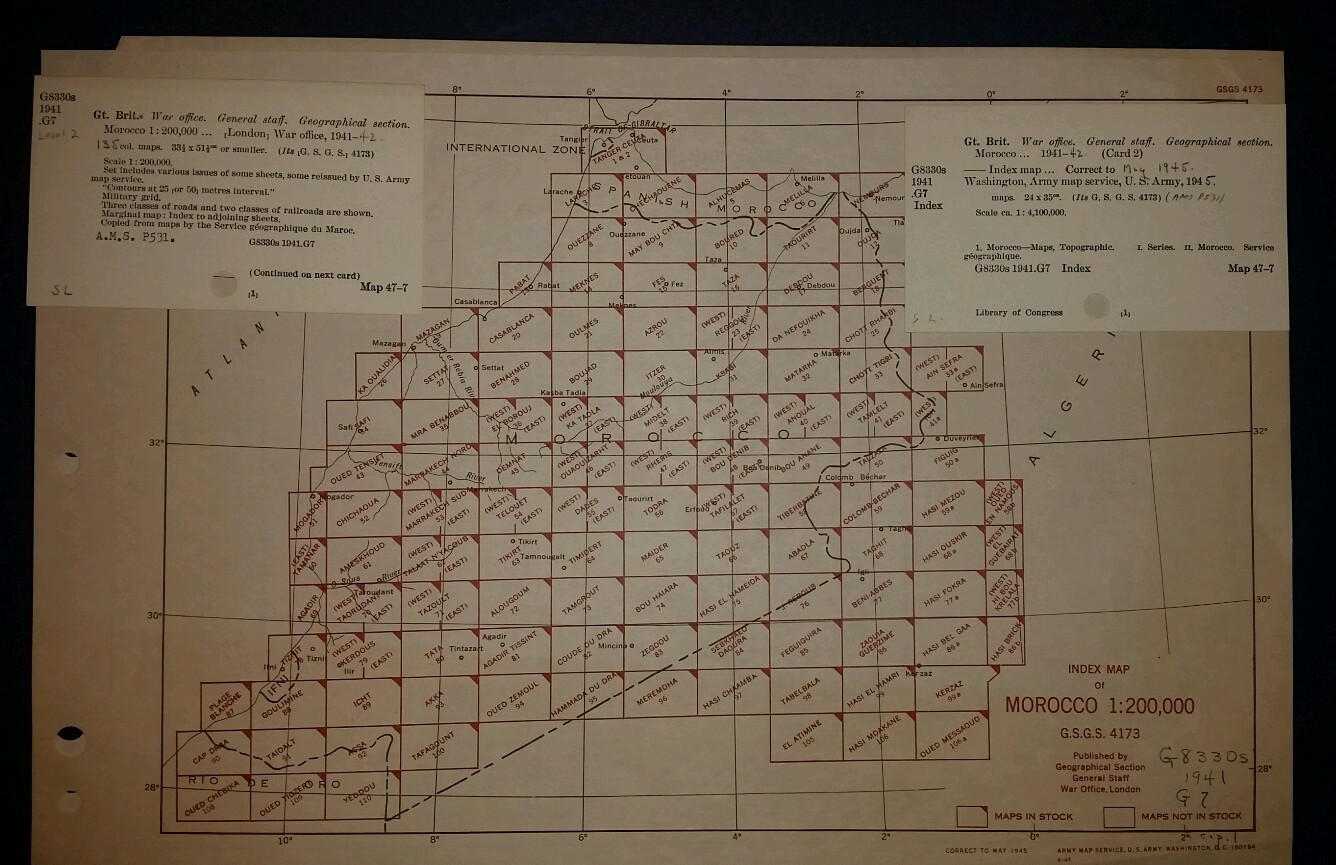 1942 US Army Maps Morocco 135 Sheets COMPLETE SET ww 2 vintage military 1942 US Army Maps Morocco 135 Sheets COMPLETE SET ww 2 vintage military