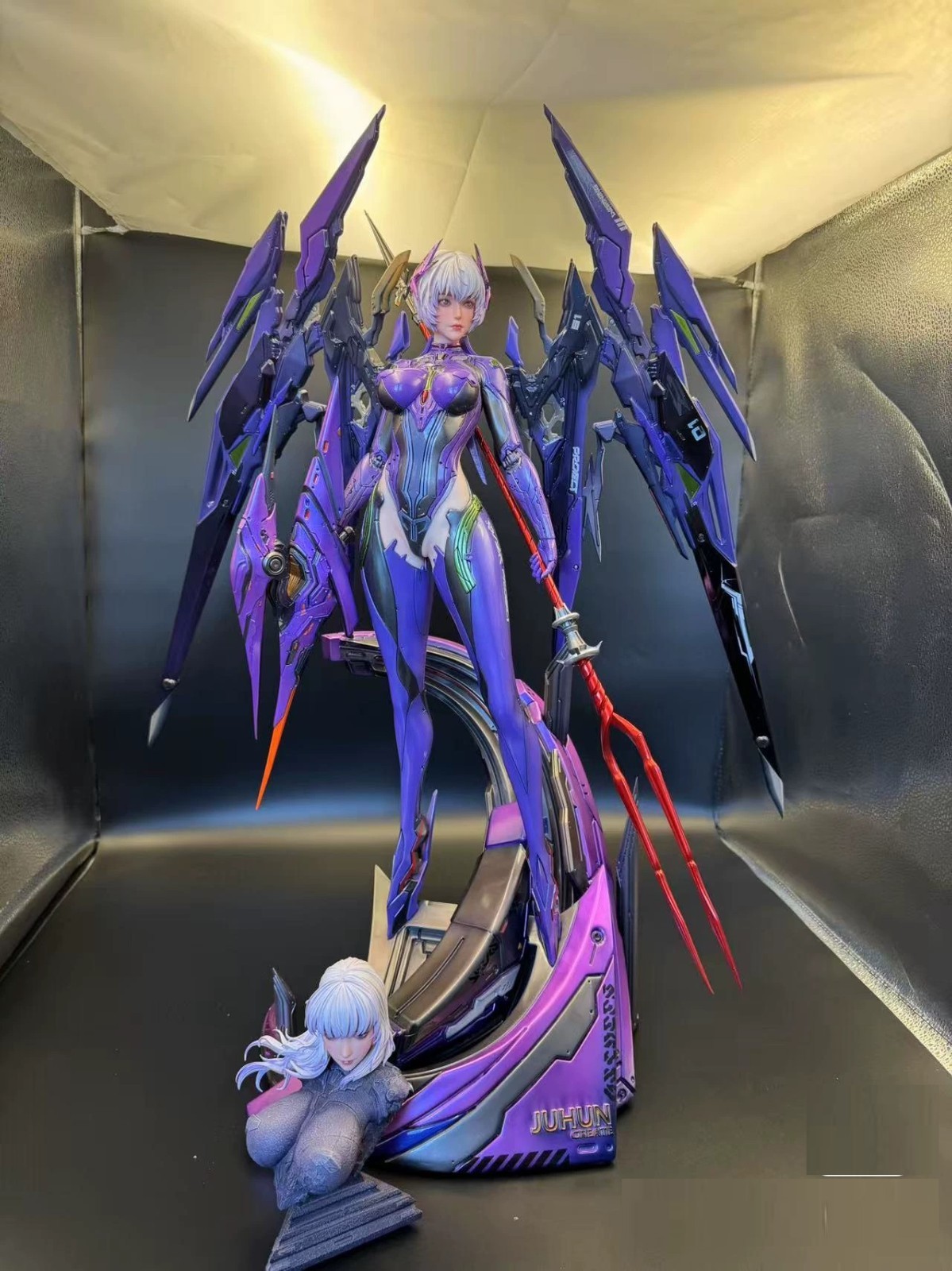 JuHun Create Studio Mech Girl Aria Resin Statue 1/4 H66CM Purple Ver. In Stock JuHun Create Studio Mech Girl Aria Resin Statue 1/4 H66CM Purple Ver. In Stock