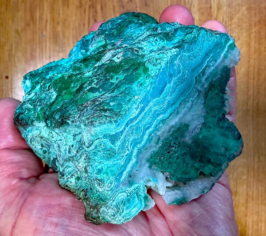 Rare Large Inspiration Mine AZ Gem Silica Chrysocolla Specimen Large 1.3lb @