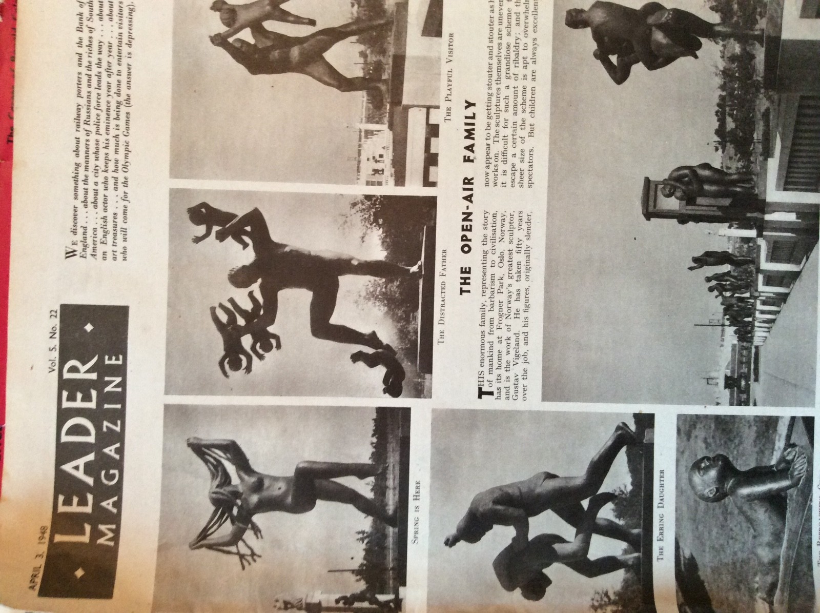g1f 1948 picture folded oslo gustav vigeland open air family frogner park g1f 1948 picture folded oslo gustav vigeland open air family frogner park