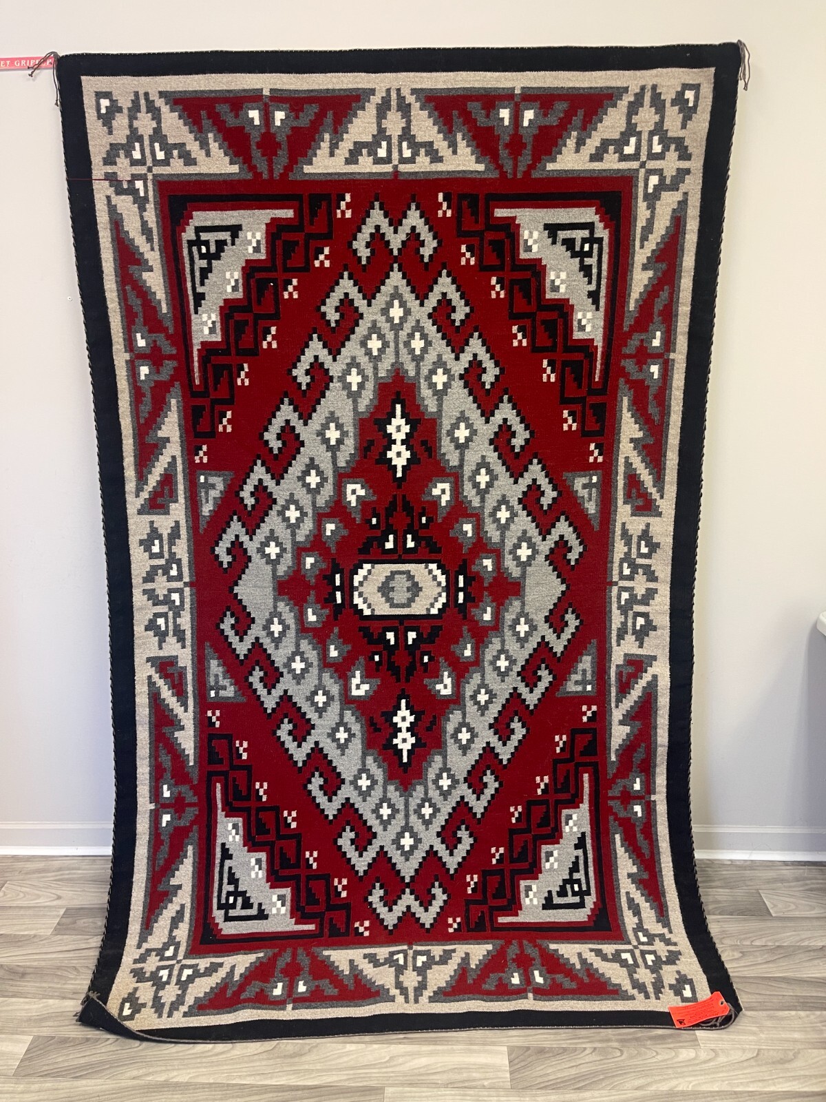 Beth Lewis Ganado style Navajo rug -Extra large weaving, vintage Native American
