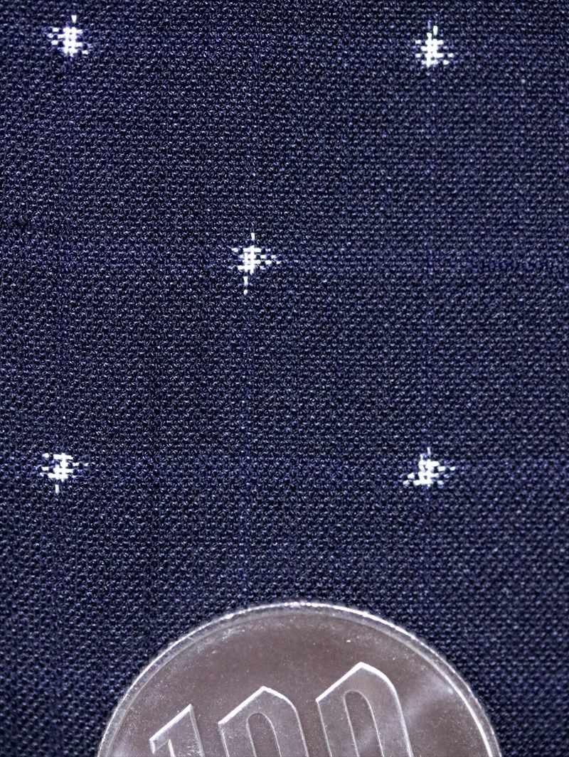 Oshima Tsumugi fabric  authentic summer material  with a polka dot  From Japan