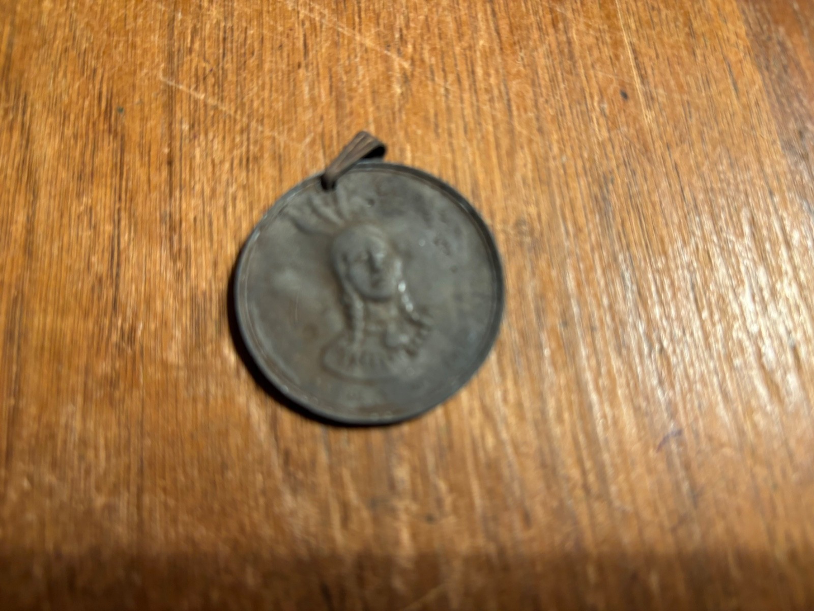 Indian Peace Medal English 1700s Native American Peace Medal; original and rare