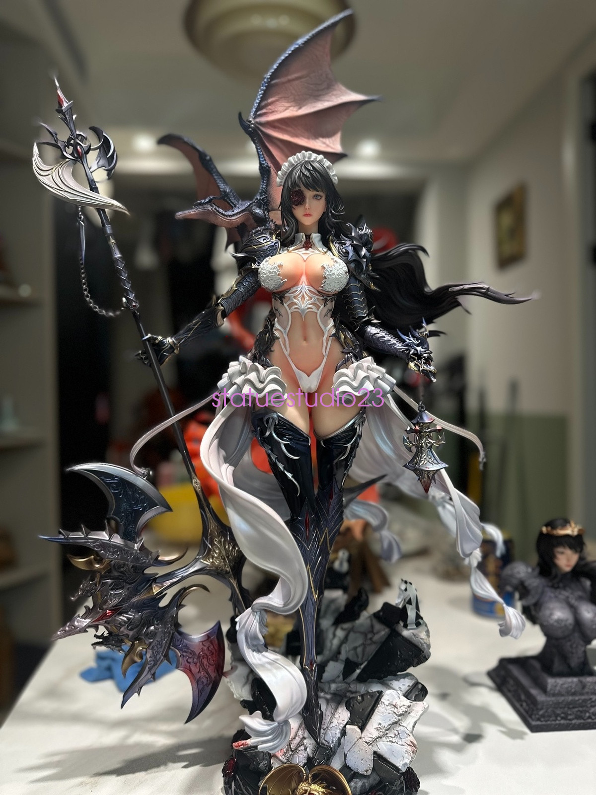 Juhun Create Studio Avirl Statue Figure Resin Model Collectible A Version Gift Juhun Create Studio Avirl Statue Figure Resin Model Collectible A Version Gift