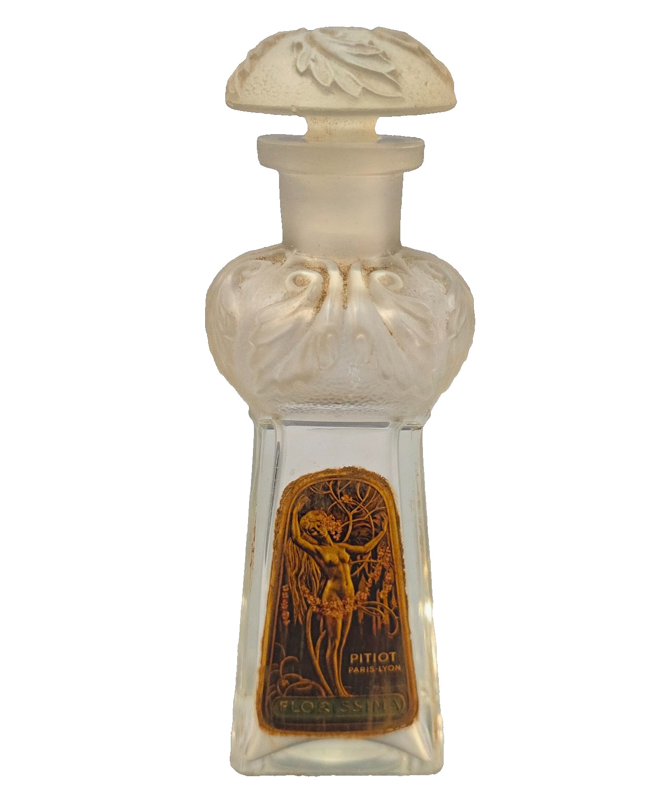 C1910 RARE OLD VINTAGE FLORISSMA PITIOT PERFUME BOTTLE ANTIQUE J VIARD C1910 RARE OLD VINTAGE FLORISSMA PITIOT PERFUME BOTTLE ANTIQUE J VIARD