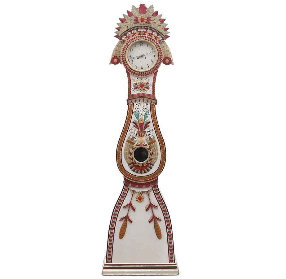 Antique Bridal Swedish Mora Clock 1800's Antique Bridal Swedish Mora Clock 1800's