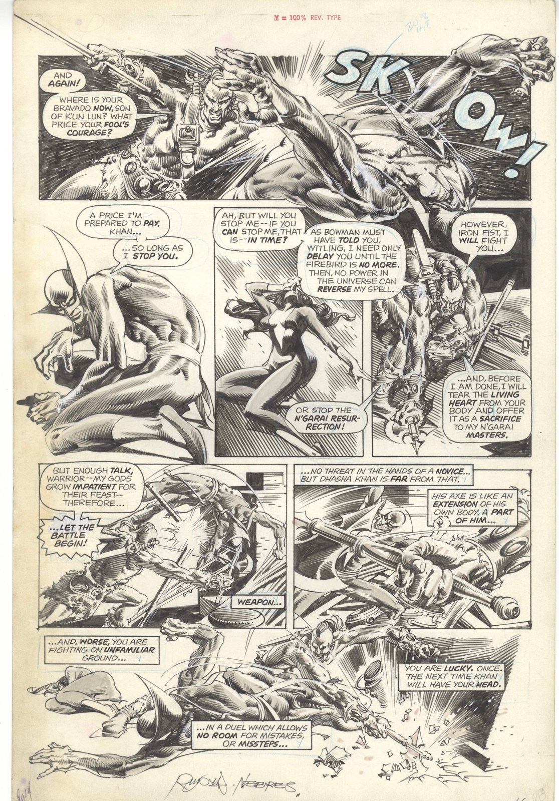 Deadly Hands of Kung Fu 24 pg 14 - Iron Fist - Rudy Nebres Deadly Hands of Kung Fu 24 pg 14 - Iron Fist - Rudy Nebres