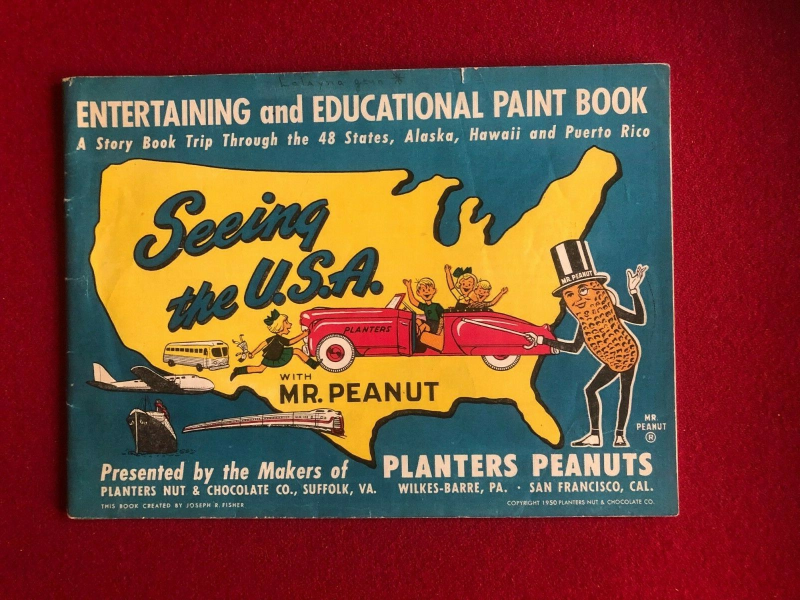 1950, PLANTERS, Mr. PEANUT, 