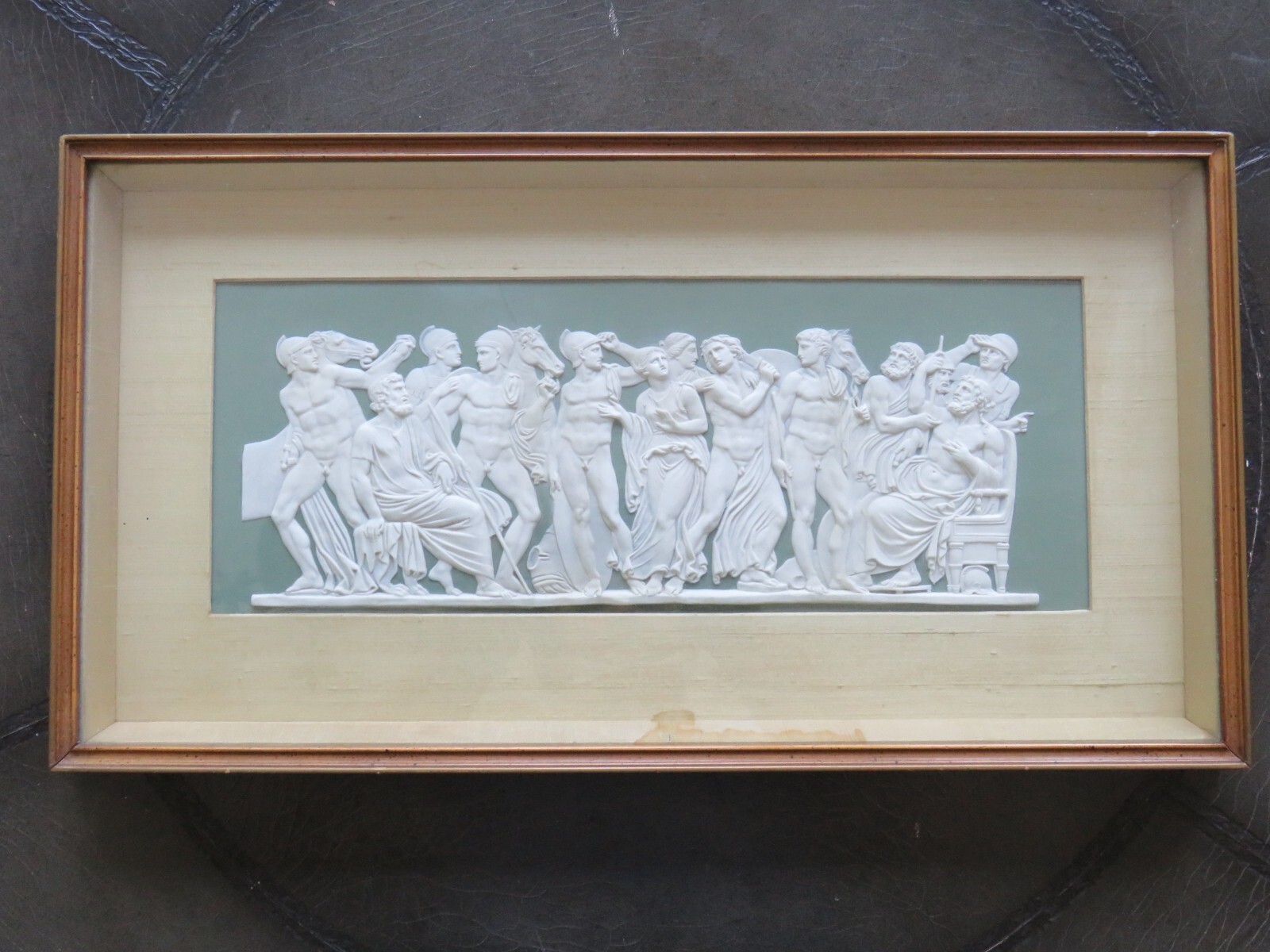 Wedgwood Jasperware Achilles in Scyros (Sacrifice of Iphigenia) Plaque (c.1788)