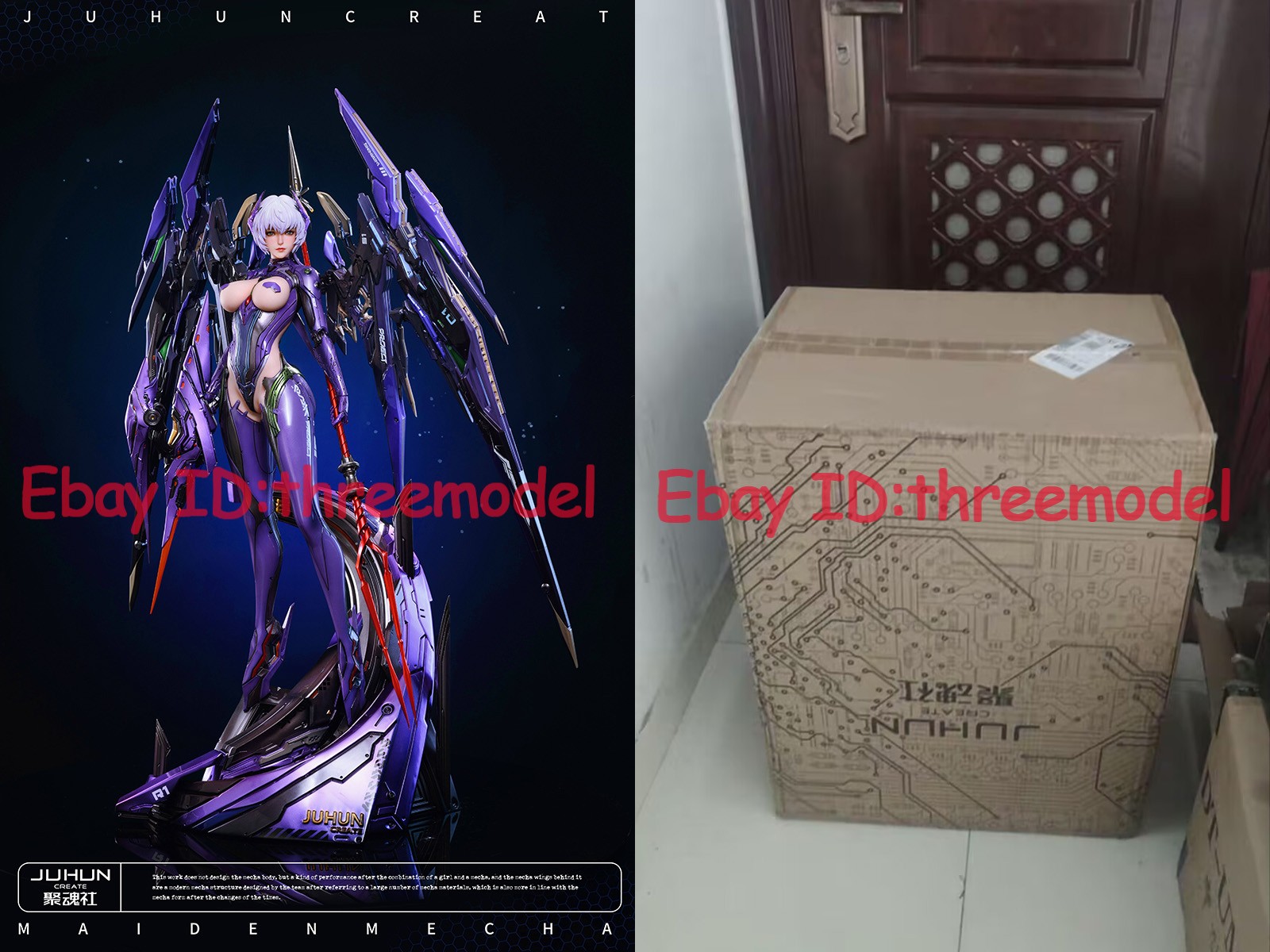 JuHun Create Studio Machine Girl Aria Painted Anime Resin Model H66cm IN STOCK