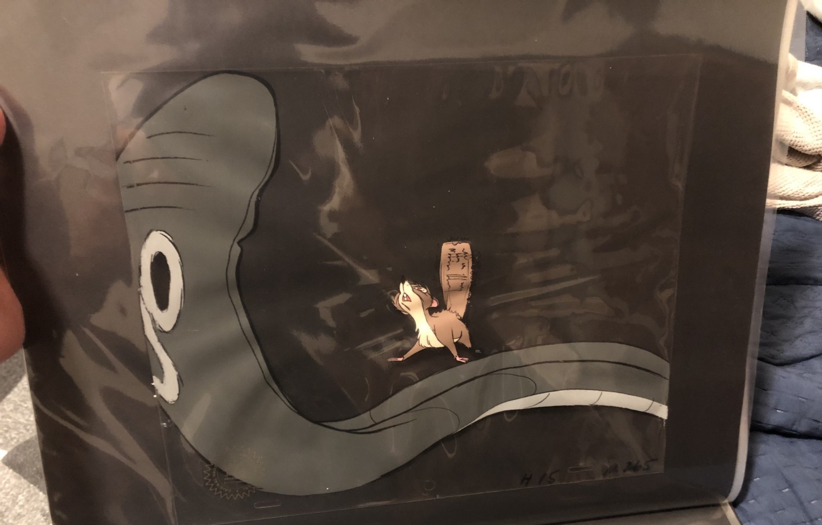 Rikki Tikki Tavi Chuck Jones Production Animation Cel – Snake Fight w/ Mongoose Rikki Tikki Tavi Chuck Jones Production Animation Cel – Snake Fight w/ Mongoose